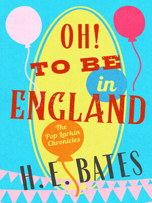 cover image of Oh! to Be in England